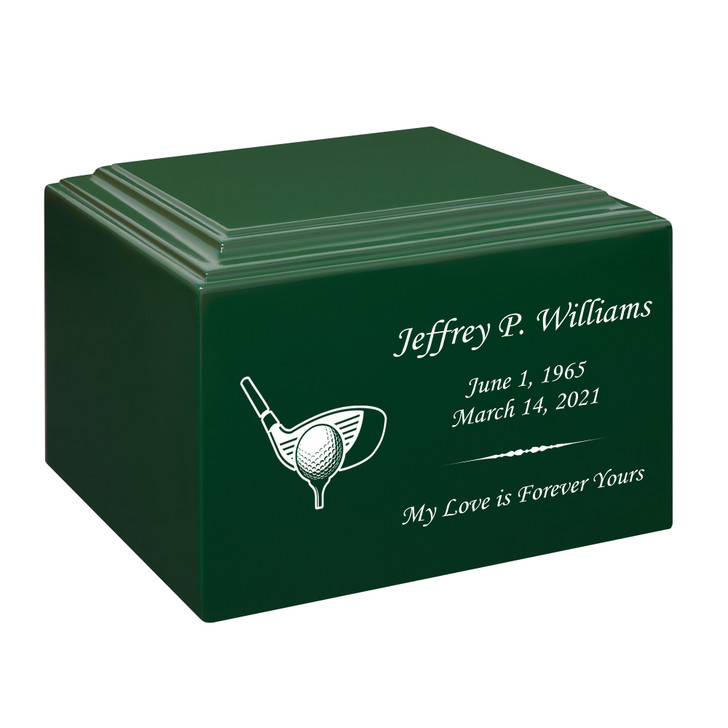 Golf Stonewood Cremation Urn