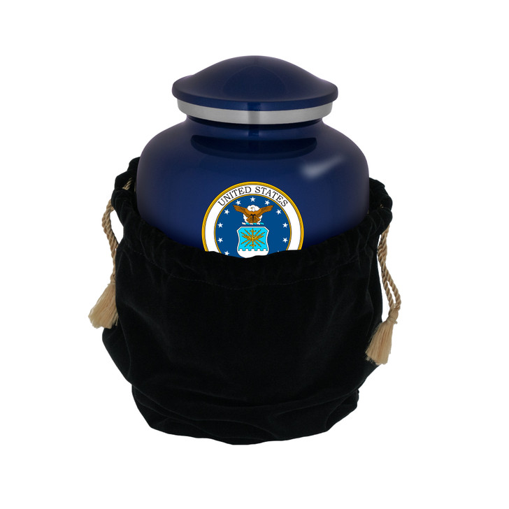 Air Force Color Emblem Cremation Urn