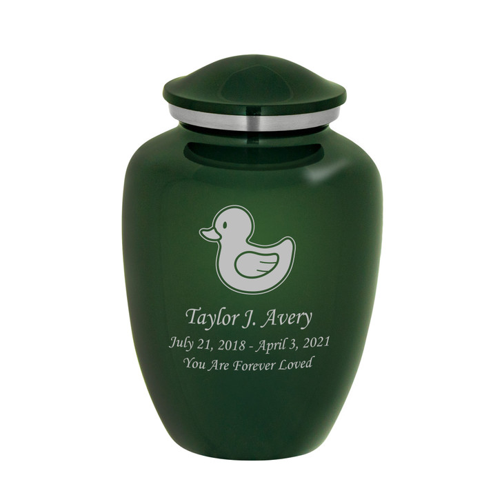 Rubber Duck Baby Infant Child Cremation Urn