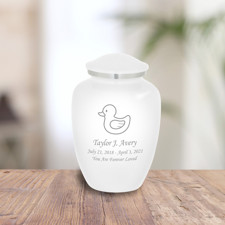 Rubber Duck Baby Infant Child Cremation Urn