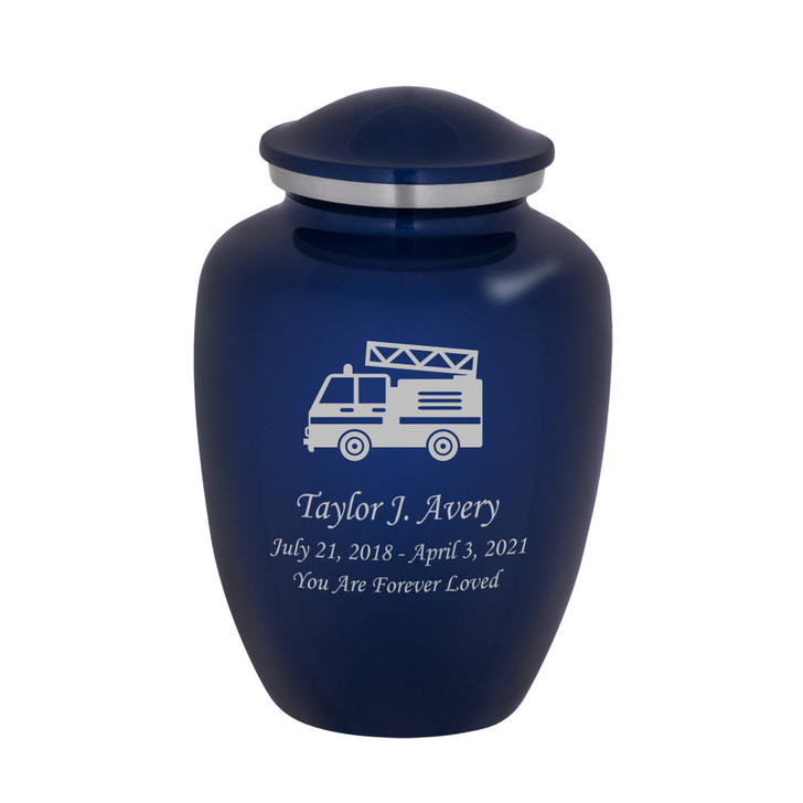 Fire Truck Baby Infant Child Cremation Urn