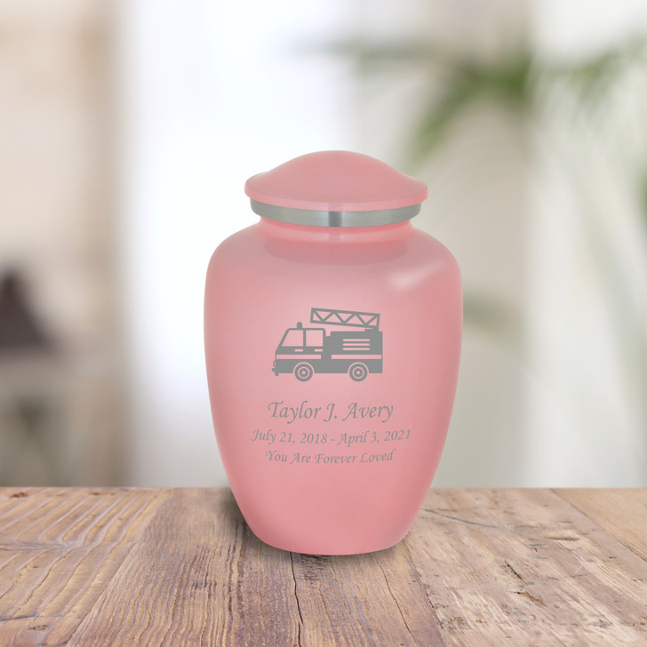 Fire Truck Baby Infant Child Cremation Urn