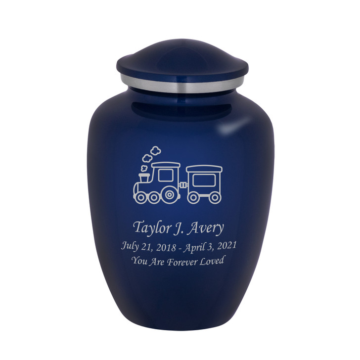 Train Baby Infant Child Cremation Urn