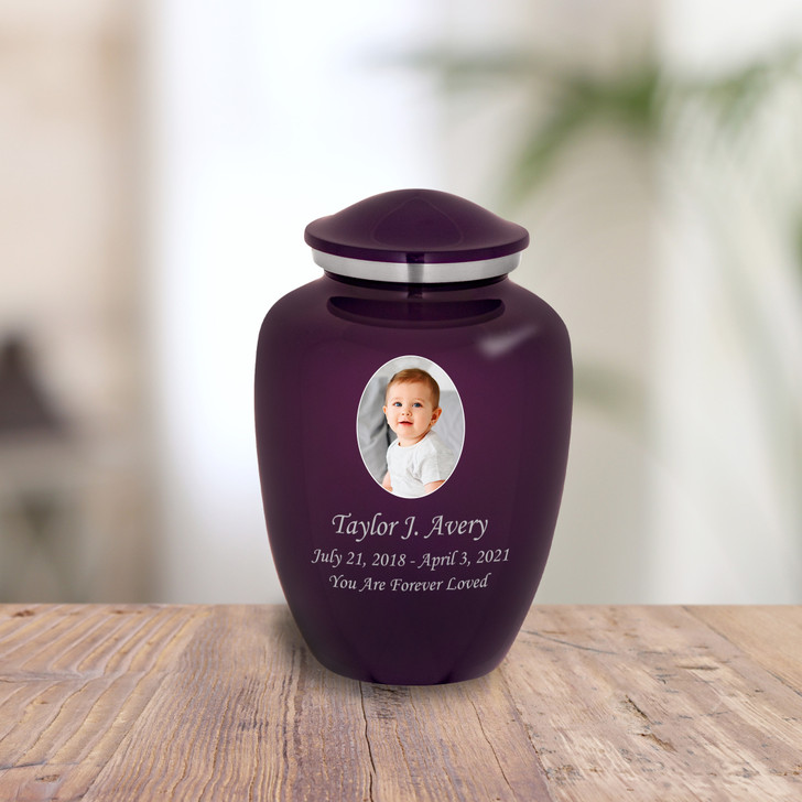Custom Photo Baby Infant Child Cremation Urn