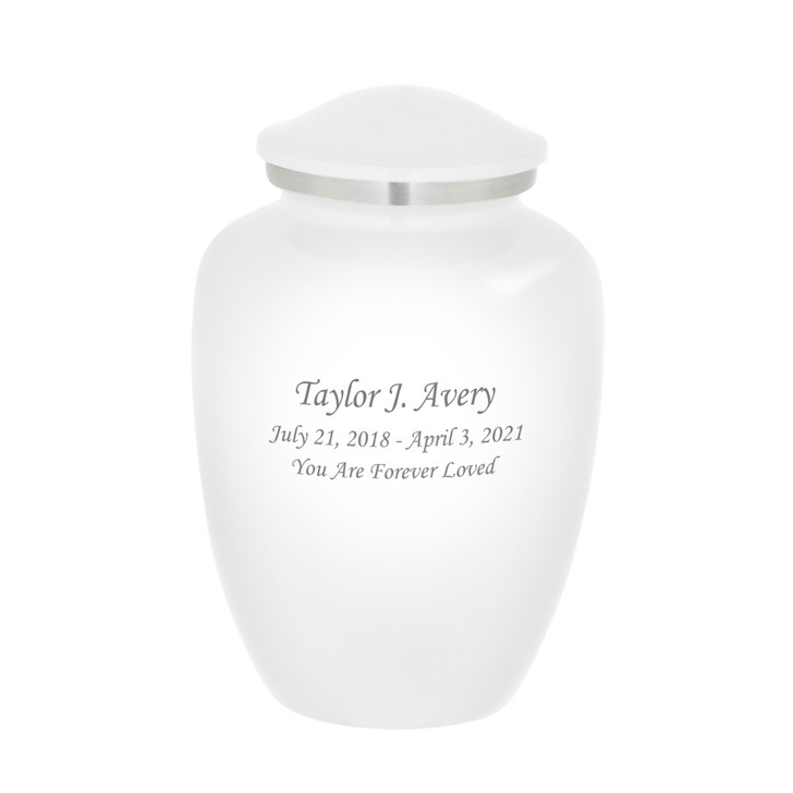 Engraved Text Baby Infant Child Cremation Urn