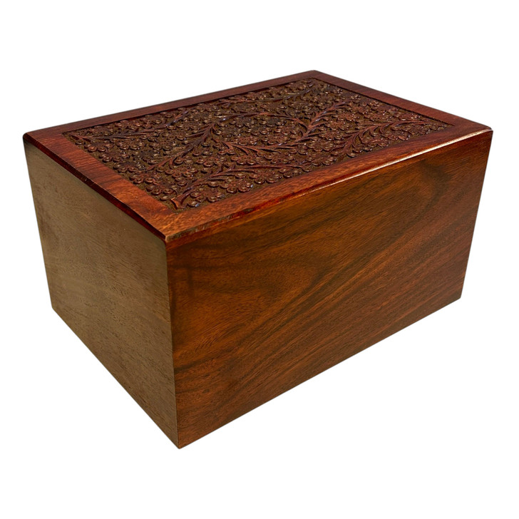 Motorcycle Sheesham Cremation Urn - 4 Sizes