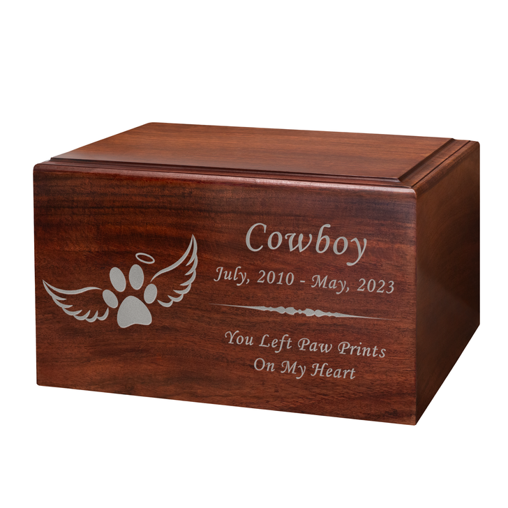 Paw Angel Wings Pet Winston Cremation Urn