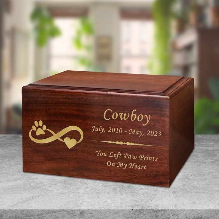 Infinity Paw Pet Winston Cremation Urn