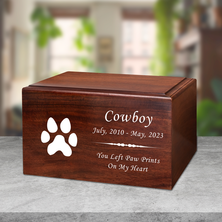 Dog Paw Pet Winston Cremation Urn