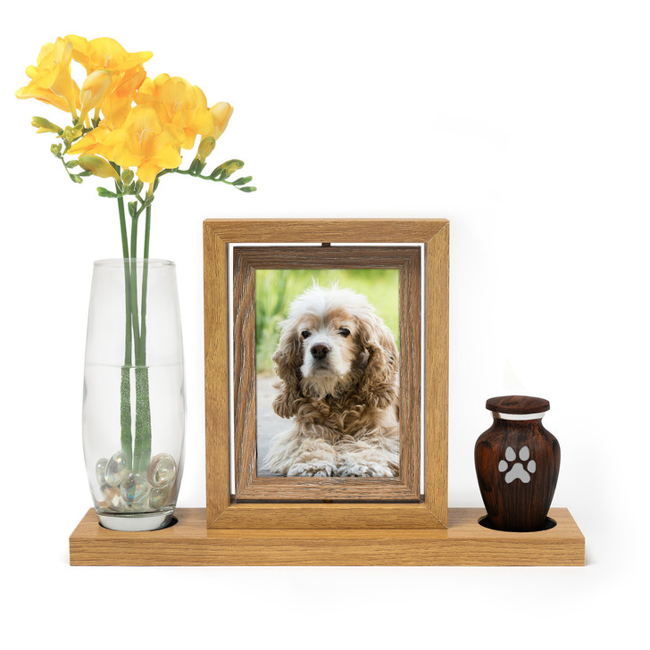 Cherished Reflections Pet Sympathy Gift and Pet Paw Print Keepsake Collection