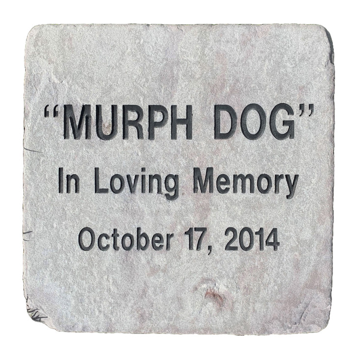 Flagstone 12x12 Pet Grave Marker