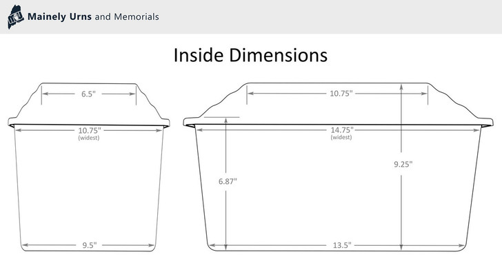 Safeguard Cremation Urn Vault - Injection Molded ABS Burial Vault - Made in the U.S.A. - Wholesale Only