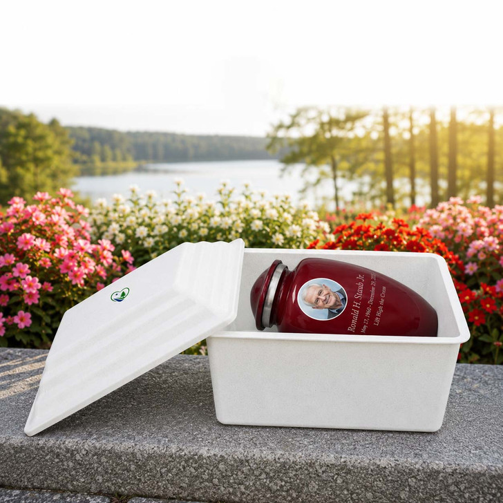 Safeguard Cremation Urn Vault - Injection Molded ABS Burial Vault - Made in the U.S.A. - Wholesale Only