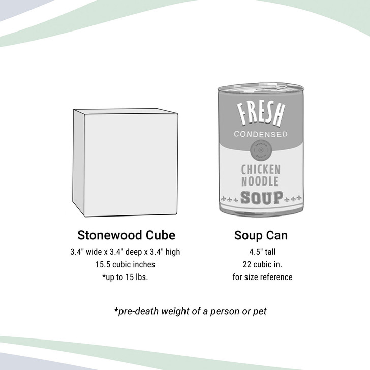 Stonewood Cube Keepsake Cremation Urn