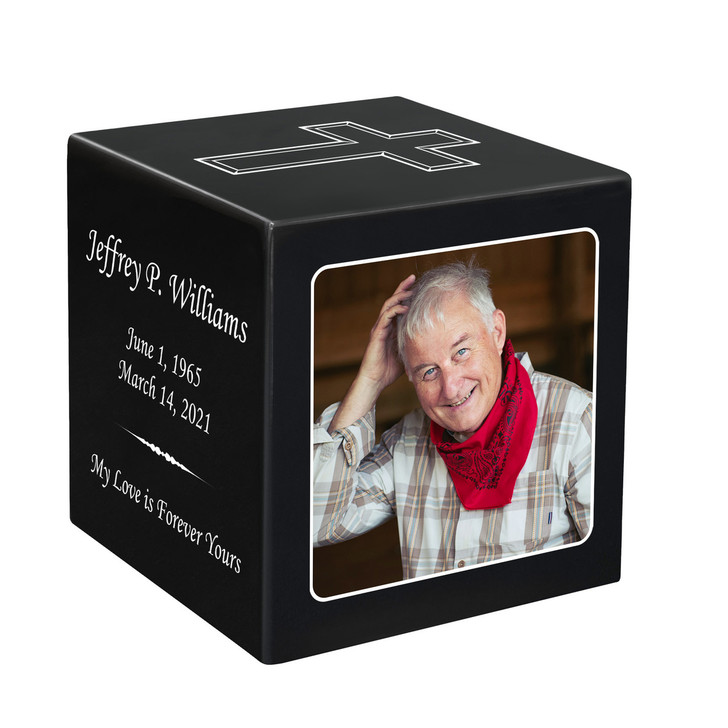 Stonewood Cube Keepsake Cremation Urn