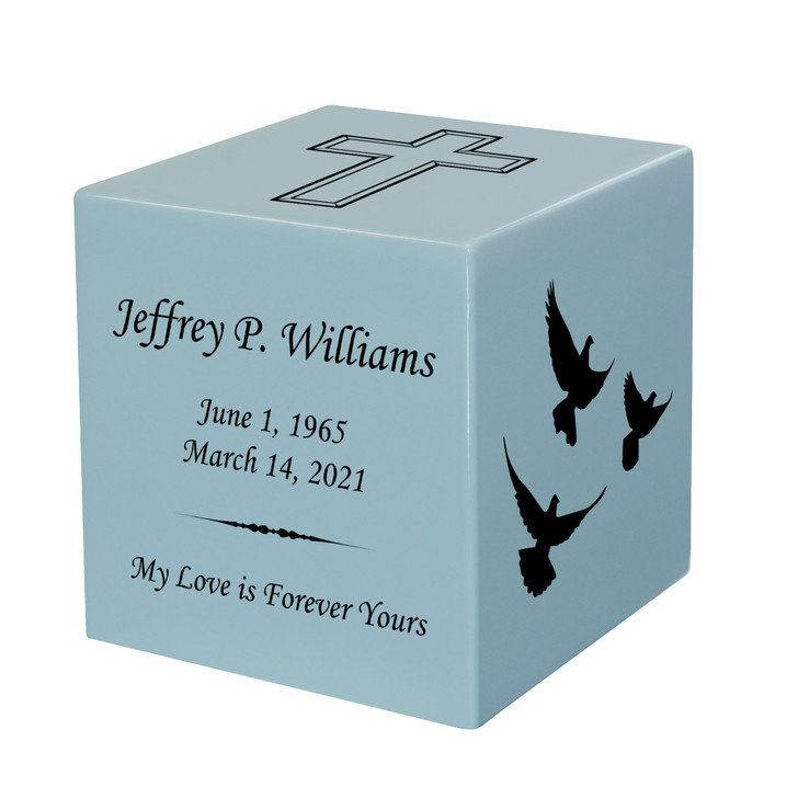 Stonewood Cube Keepsake Cremation Urn