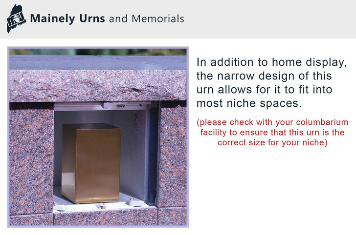 Vietnam Veteran Hero Medallion Antique Bronze Finish Beaumont Cremation Urn