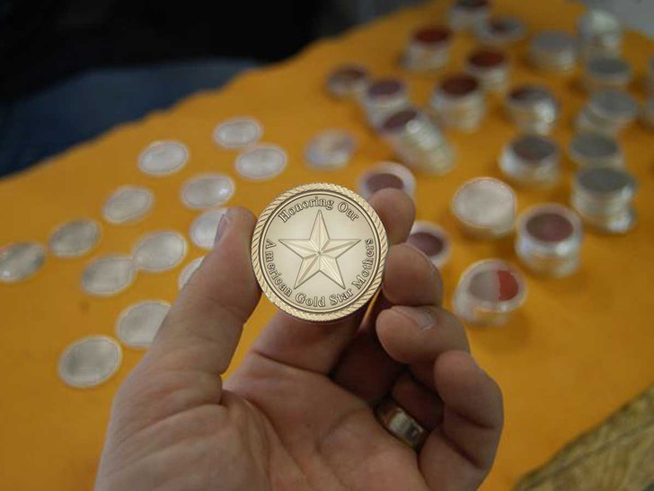 Army Liberty Hero Medallion Bronze Cremation Urn