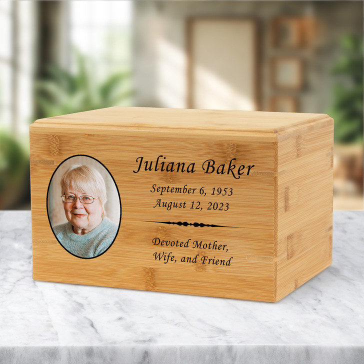 Renewable Bamboo I Wood Cremation Urn - Wholesale Only