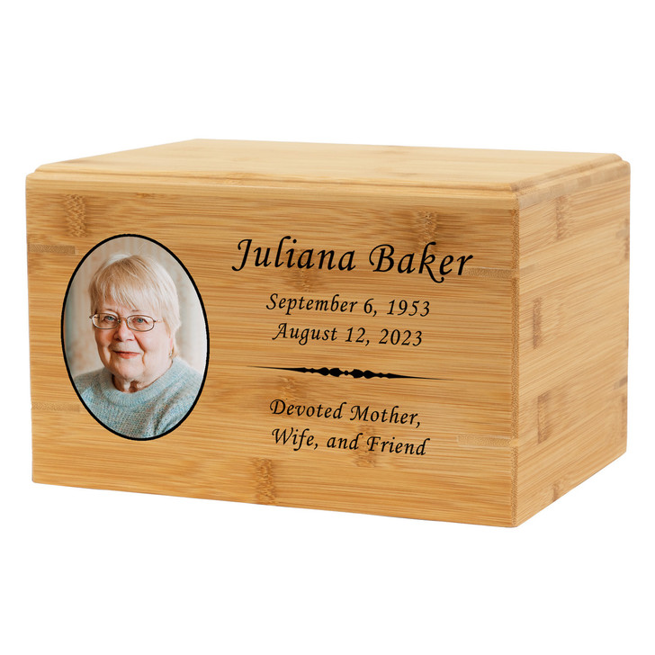 Renewable Bamboo I Wood Cremation Urn - Wholesale Only