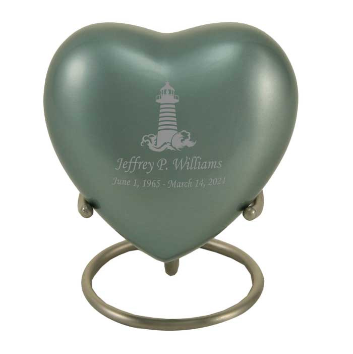 Heart Keepsake Cremation Urn - Wholesale Only