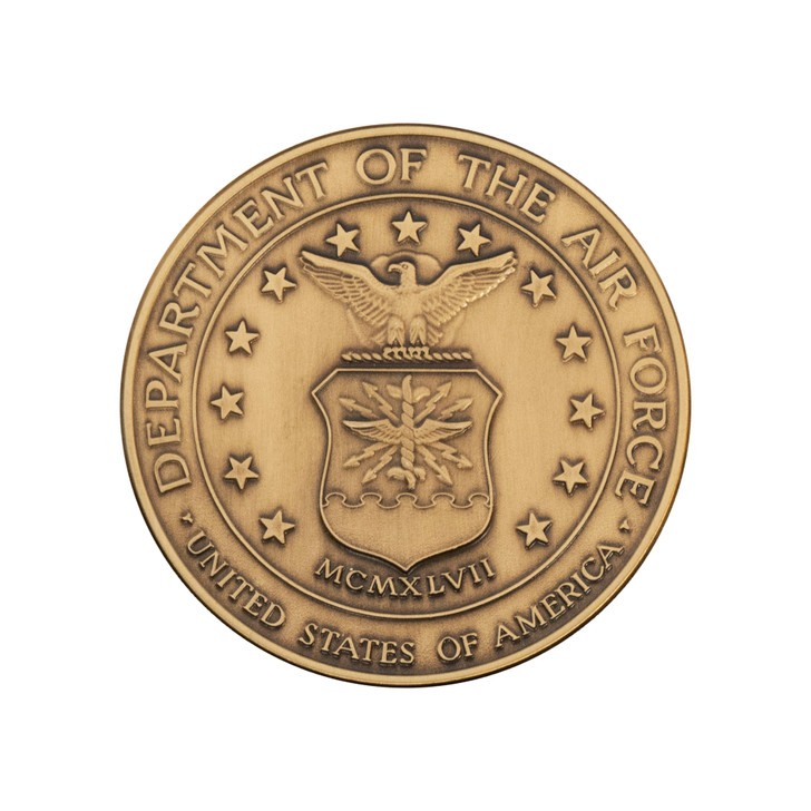 Service Medallion in Solid Brass - 2.5 Inch - Wholesale Only