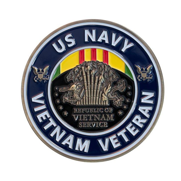 Navy Vietnam Veteran Hero Medallion Ammo Can .30 Cal Cremation Urn