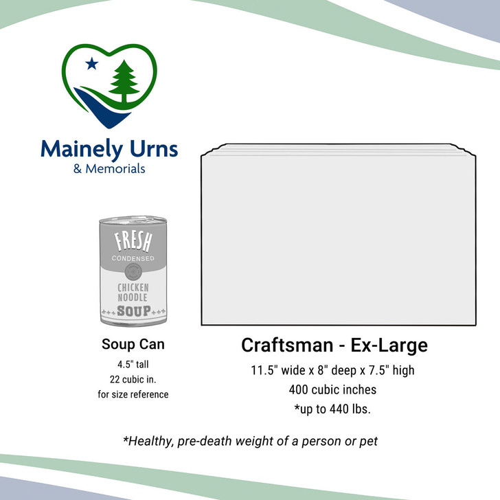 Army Air Corps World War II Veteran Hero Medallion Craftsman Solid Cherry Wood Cremation Urn