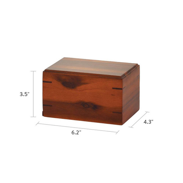 Acacia Wood Cremation Urn - Case Quantity
