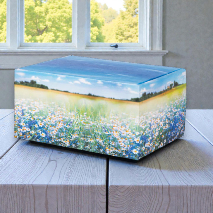 Meadow Flowers Artisan Eco-Friendly Cremation Urn