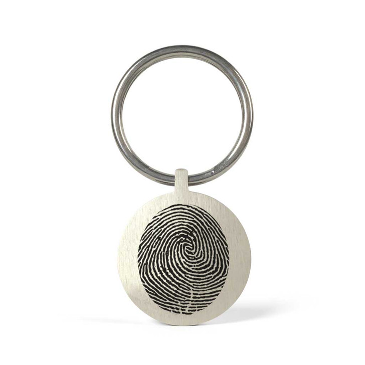 Custom Fingerprint Memorial Key Chain
