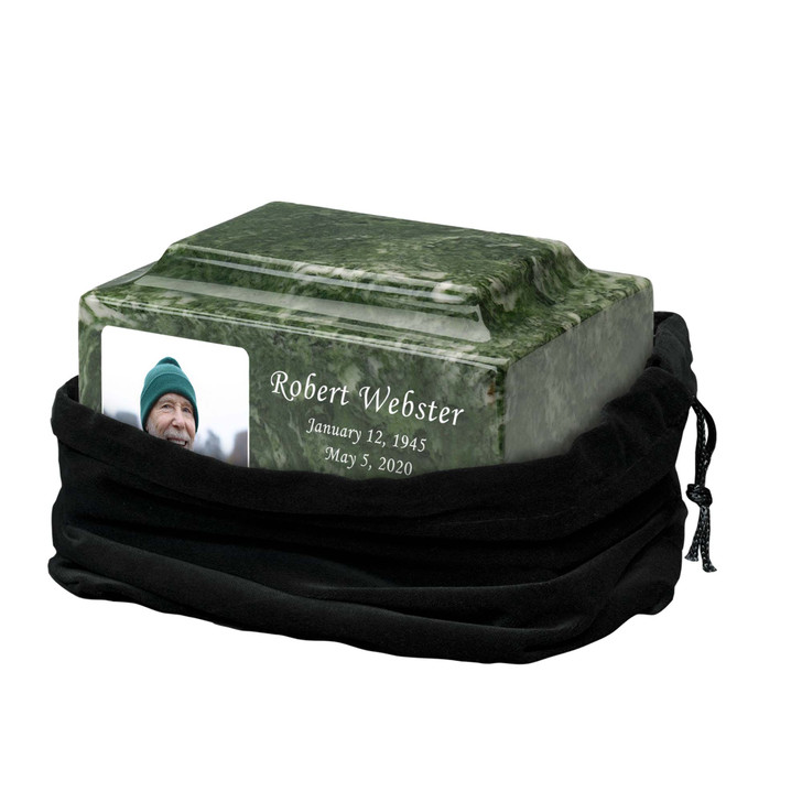 Photo Classic Cultured Marble Cremation Urn