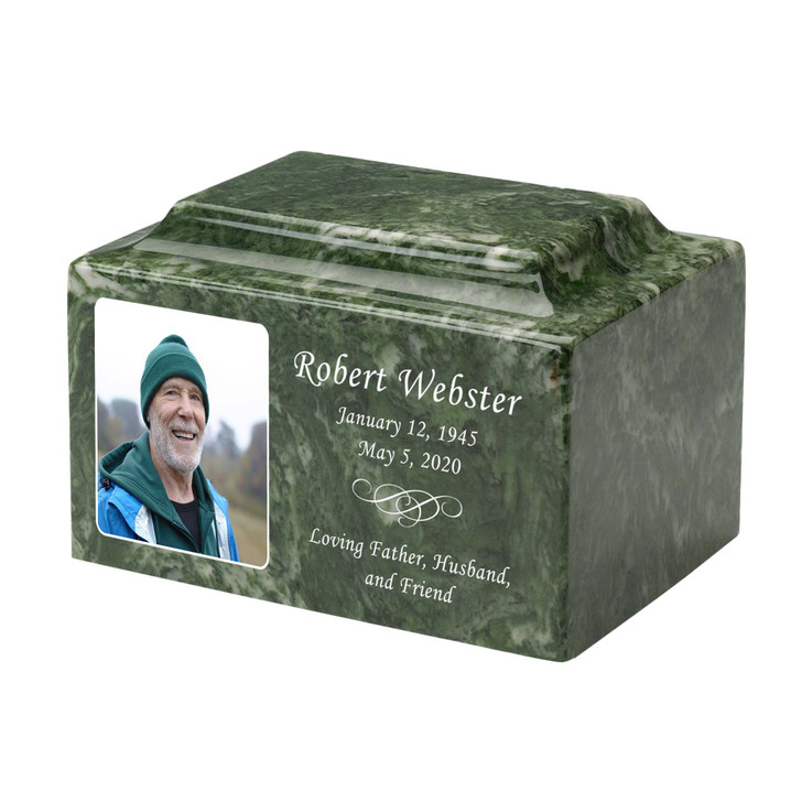 Photo Classic Cultured Marble Cremation Urn