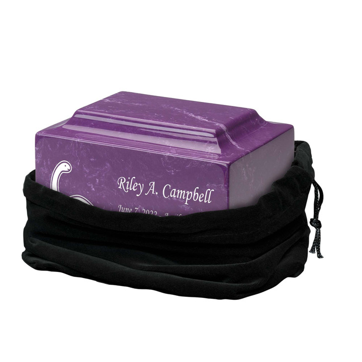 Dinosaur Baby Infant Child Classic Cultured Marble Cremation Urn