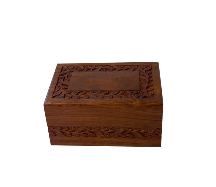 Sheesham Pet Service Wood Urns – Nested 3 Sizes (S/M/L) – 36pc Case (12 of Each Size)