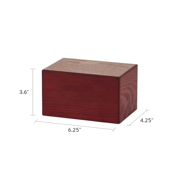 Cherry Veneer Urn - Case Quantity