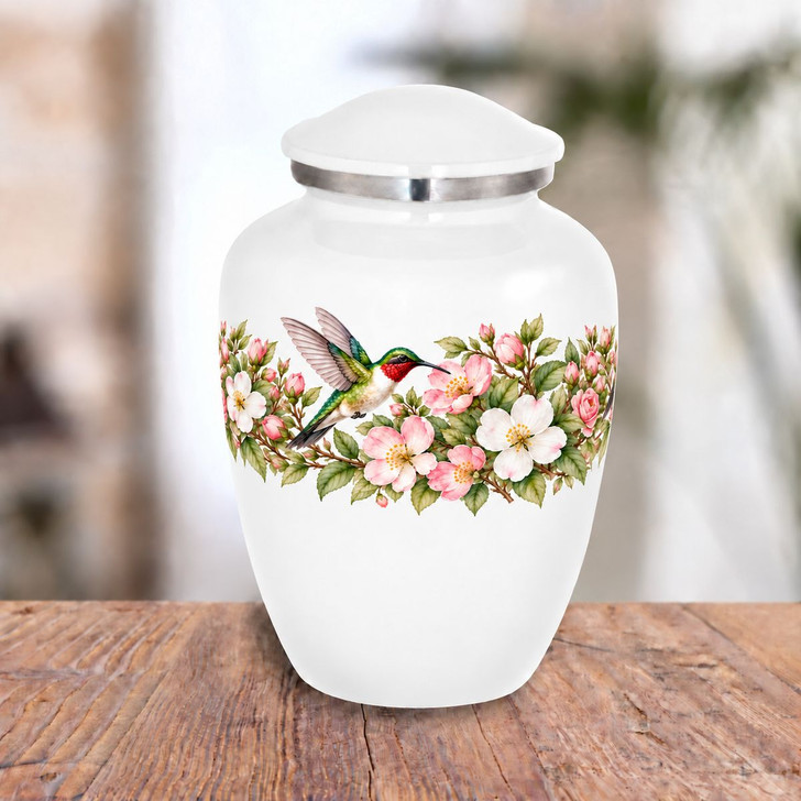 Hummingbird Glory Homage Cremation Urn