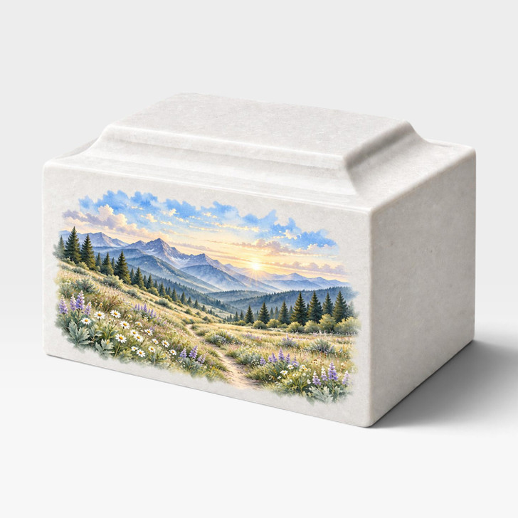 Mountain Meadow Classic MacKenzie Cultured Marble Cremation Urn