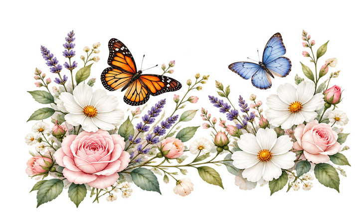 Butterfly Garden Classic MacKenzie Cultured Marble Cremation Urn