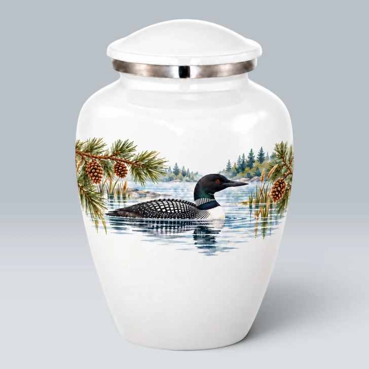 The Loon Homage Cremation Urn