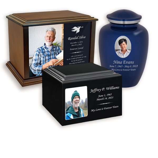 Urns with Photographs