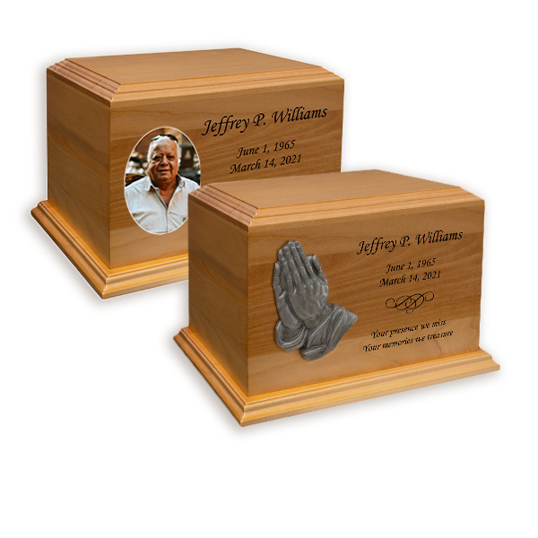 Diplomat Wood Urns