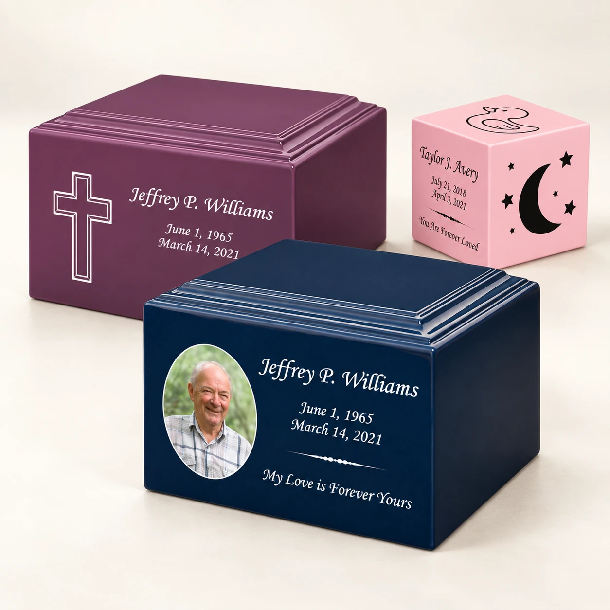 Stonewood collection cremation urns