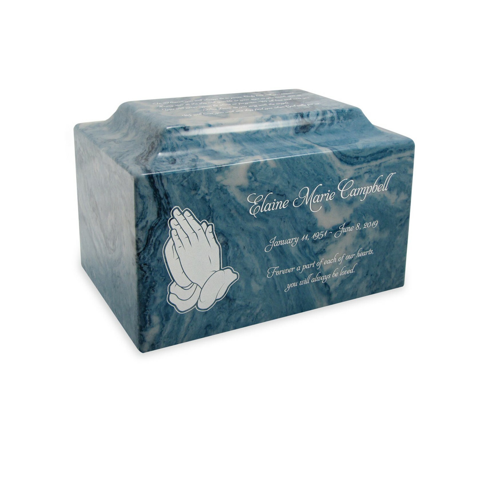 Cultured Marble Urns