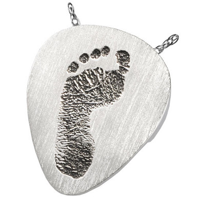 footprint guitar pick sterling silver memorial cremation pendant necklace 25 15727.1701705843.386.513