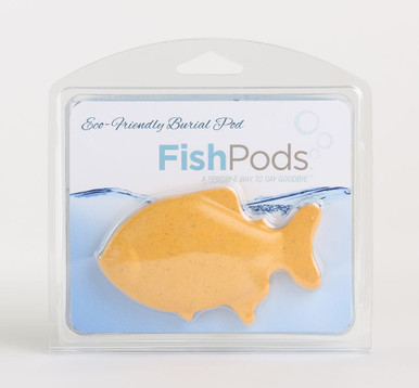 Gold Fish Paw Pod Biodegradable Pet Burial Container