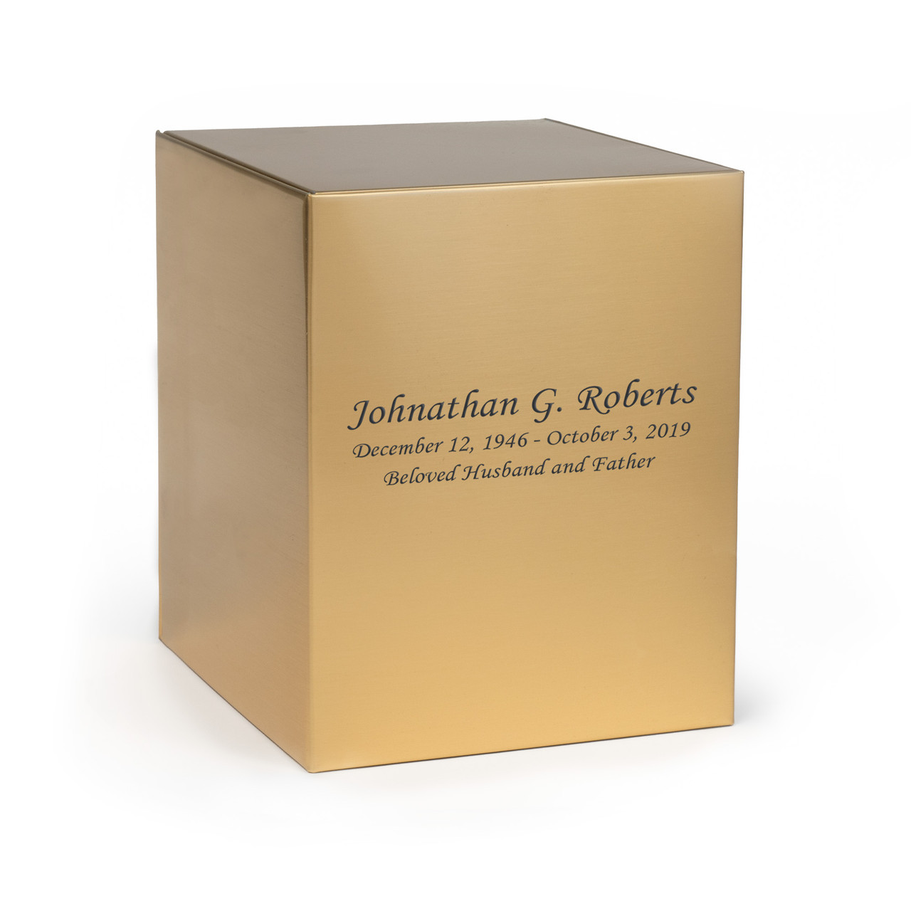 GetUrns – Cherry Wooden Urn Cremation Box, Heritage Crematory Urns Adult Size Custom Engraved Burial Boxes Ashes Humans Dragonflies 213 Cubic Inches