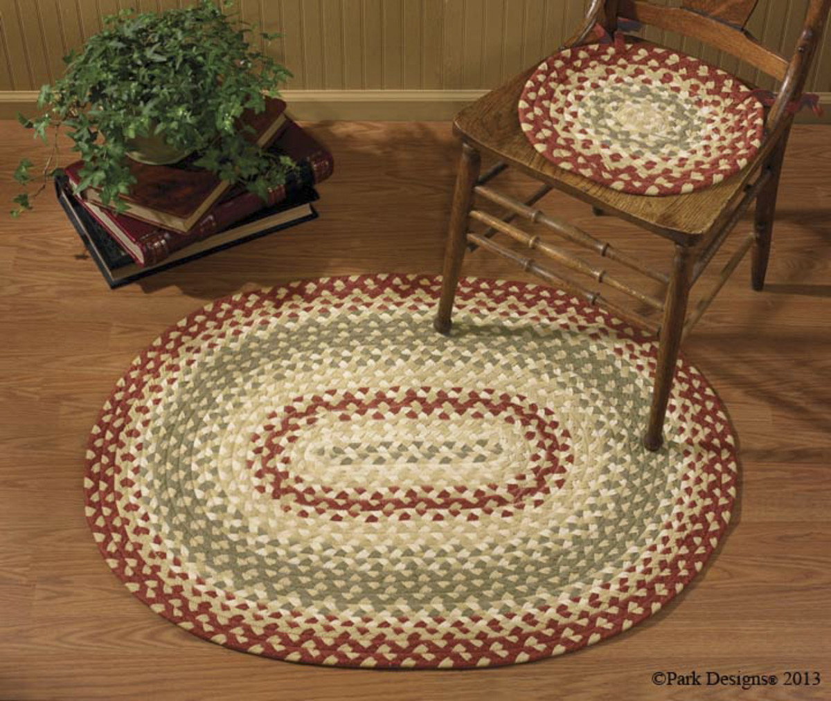 MILL VILLAGE BRAIDED RUG 32X42 Schrock Shoppes