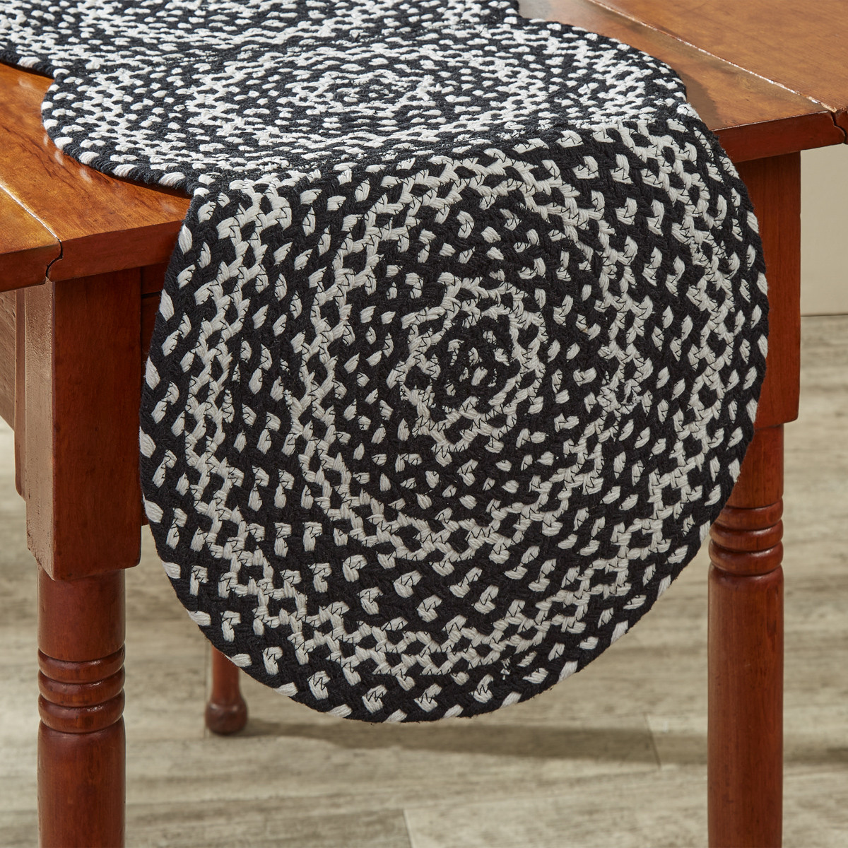 BLACKSBURG BRAIDED TABLE RUNNER 15X54 Schrock Shoppes