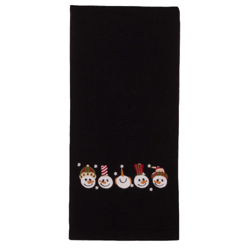 Snowfriends Black - Barn Red Towel